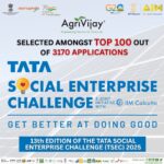 Agrivijay Recognized Among Top 100 Social Enterprises at Tata Social Enterprise Challenge 2025