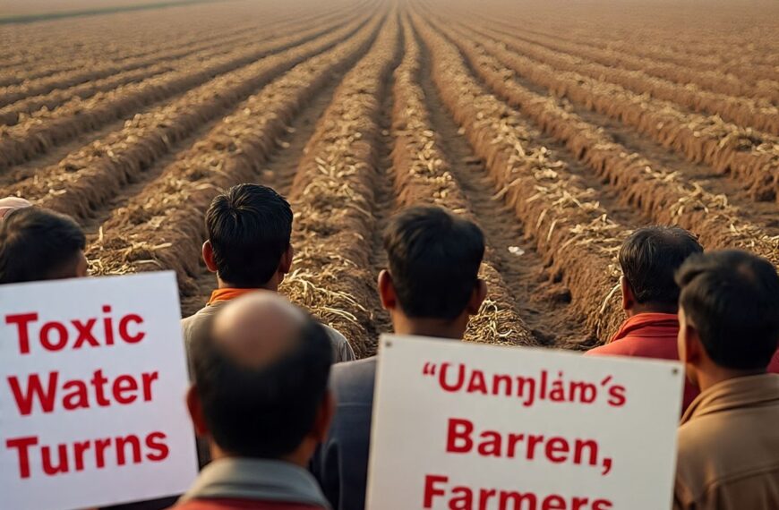 Toxic Water Turns Punjab’s Farmland Barren, Farmers Demand Urgent Action