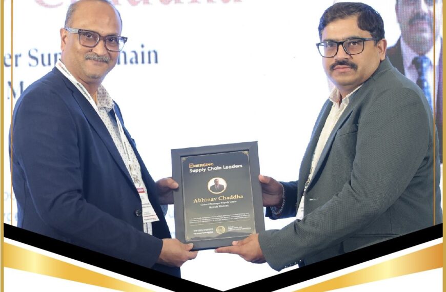 Rahul Moghe Recognized as an India Procurement Icon at the 5th Great Indian Supply Chain and Logistics Leaders Summit & Awards 2025