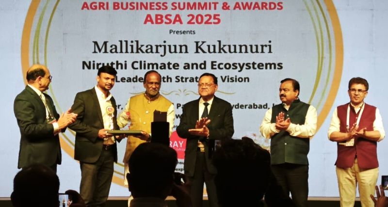 Mallikarjun Kukunoori Honoured with “Leader with Strategic Vision” Award at Agri Business Summit & Awards (ABSA) 2025