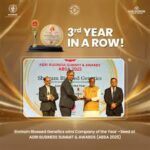Shriram Bioseed Genetics Wins “Company of the Year – Seed” Award for the Third Consecutive Year at ABSA 2025