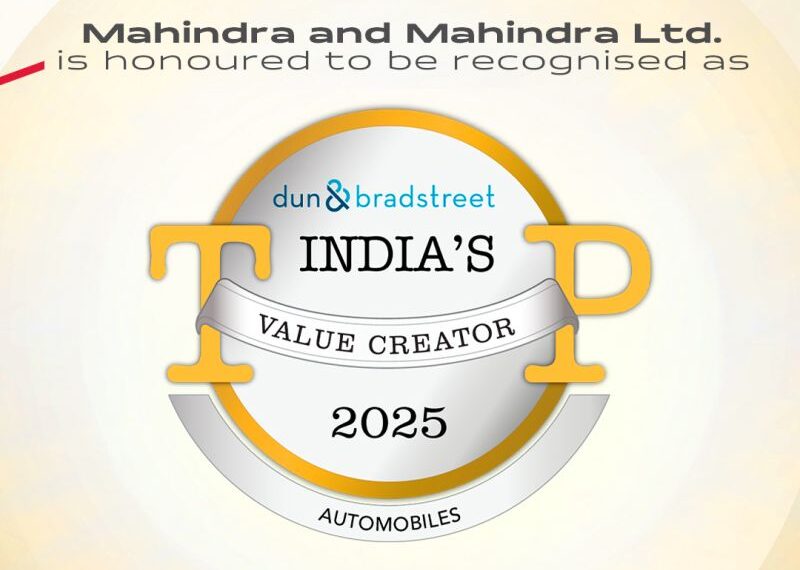 Mahindra Wins India’s Top Value Creator Award, Reinforcing Its Commitment to Purpose-Driven Growth