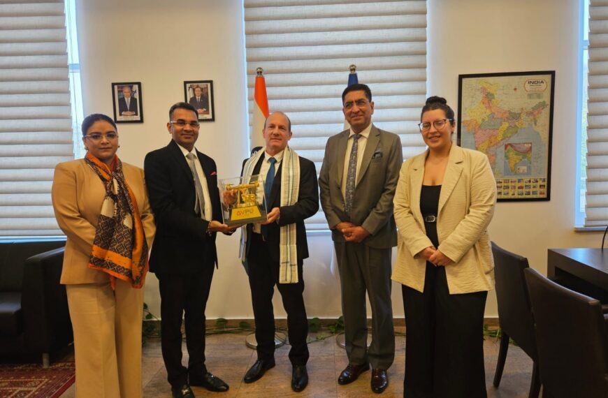 AVPL International Engages in Constructive Delegation Meeting at the Embassy of Israel