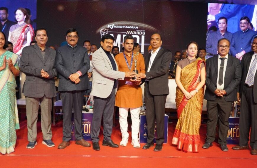 Lekh Ram Yadav Honored as RFOI – First Runner-Up at MFOI Awards 2025