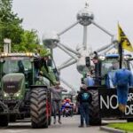 Farmers Demonstrate With Tractors Across Europe Amid Mounting Agricultural Pressures